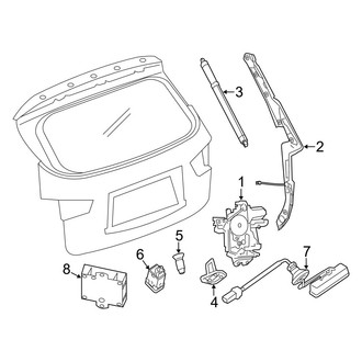 Infiniti OE - Lift Gate - Lock & Hardware