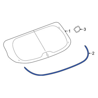 Infiniti OE - Rear Liftgate Reveal Molding
