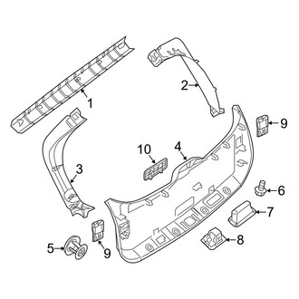 Infiniti OE - Lift Gate - Interior Trim