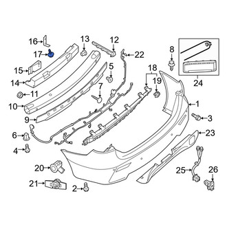 Infiniti OE - Bumper Cover Retainer