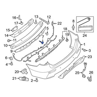 Infiniti OE - Bumper Cover Retainer