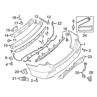 Infiniti OE - Rear Bumper - Bumper & Components