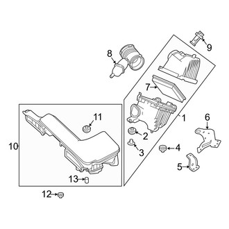 Infiniti OE - Engine / Transaxle - Air Intake (3.5L)