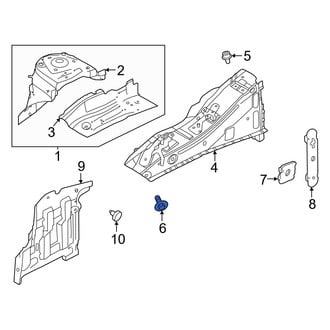 Infiniti OE - Fender Rail Bolt