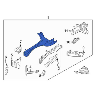 Infiniti OE - Front Right Frame Side Member Assembly