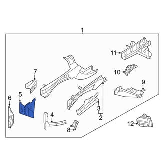 Infiniti OE - Front Left Frame Side Member Bracket