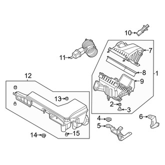 Infiniti OE - Engine / Transaxle - Air Intake