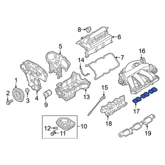Infiniti OE - Lower Engine Intake Manifold Gasket