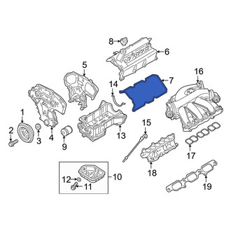 Infiniti OE - Left Engine Valve Cover Gasket