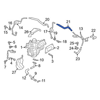 Infiniti OE - Turbocharger Coolant Line