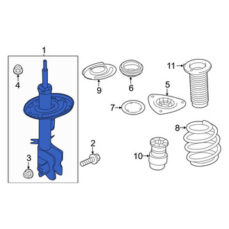 Infiniti OE - Front Right Suspension Strut