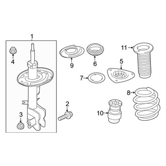 Infiniti OE - Front Suspension - Struts & Components
