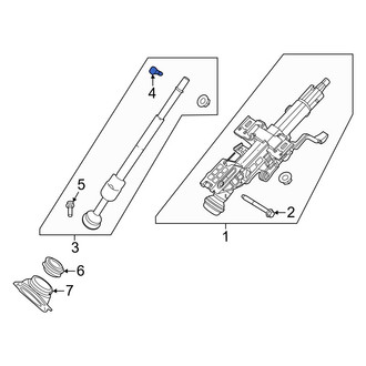 Infiniti OE - Lower Steering Shaft Bolt