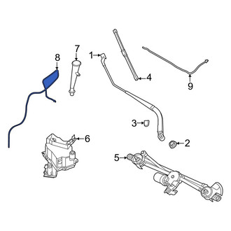 Infiniti OE - Front Windshield Washer Hose