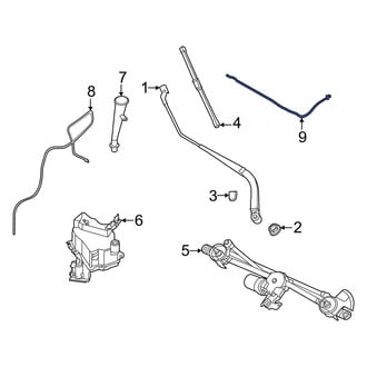 Infiniti OE - Front Left Windshield Washer Nozzle