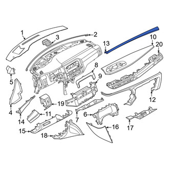 Infiniti OE - Front Right Instrument Panel Molding