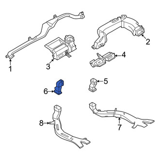 Infiniti OE - Front Center Left Instrument Panel Air Duct