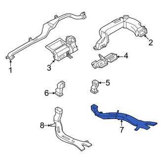 Infiniti OE - Front Right Lower Instrument Panel Air Duct