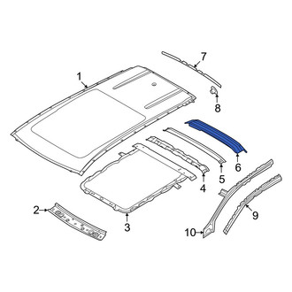Infiniti OE - Rear Roof Header Panel