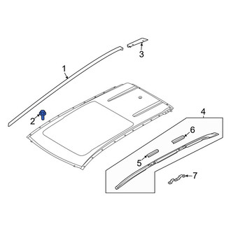 Infiniti OE - Roof Molding Clip