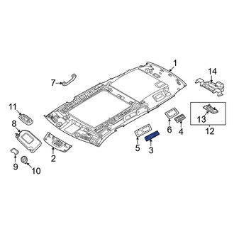 Infiniti OE - Rear Upper Dashboard Air Vent