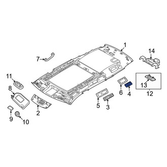Infiniti OE - Rear Upper Dashboard Air Vent