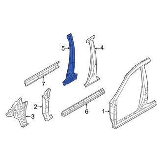 Infiniti OE - Right Inner Body B-Pillar
