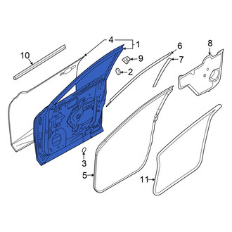 Infiniti OE - Front Left Door Shell