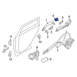 Infiniti OE - Front Right Exterior Door Handle Cover