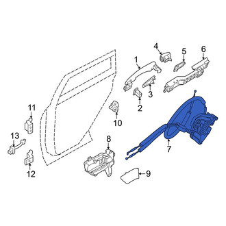 Infiniti OE - Rear Left Door Latch Assembly
