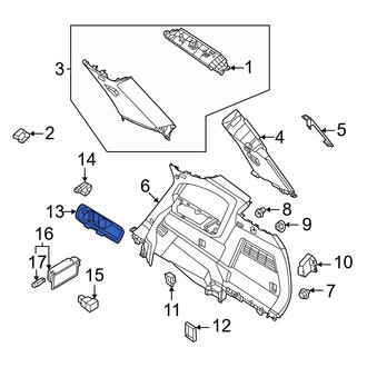 Infiniti OE - Rear Left Interior Quarter Panel Cup Holder