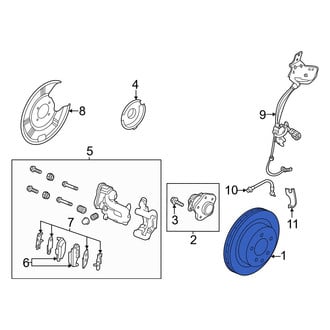 Infiniti OE - Rear Disc Brake Rotor