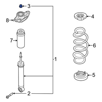 Infiniti OE - Steering Knuckle Nut