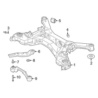 Infiniti OE - Rear Suspension - Suspension Mounting (AWD)
