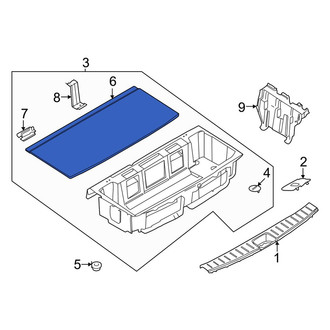Infiniti OE - Trunk Floor Storage Box Cap