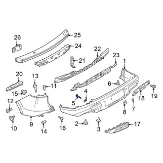 Infiniti OE - Upper Bumper Cover Bolt