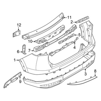Infiniti OE - Rear Bumper - Bumper & Components