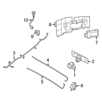 Infiniti OE - Rear Bumper - Electrical Components