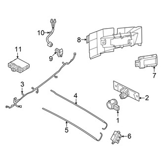 Infiniti OE - Rear Bumper - Electrical Components (Autograph / Luxe / Pure / Sport)