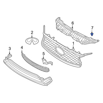 Infiniti OE - Radiator Support Access Cover Clip