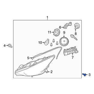 Infiniti OE - Headlight Mounting Bolt