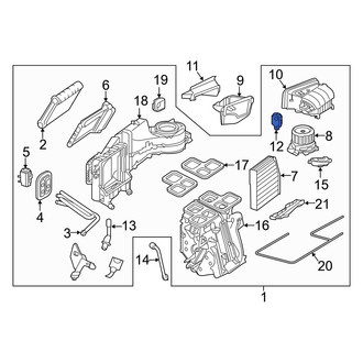 Infiniti OE - HVAC Air Inlet Door Actuator