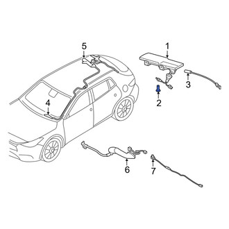 Infiniti OE - Radio Antenna Base Screw