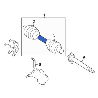Infiniti OE - Front Right CV Axle Assembly