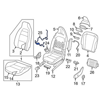 Infiniti OE - Front Right Power Seat Wiring Harness