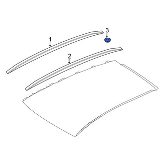 Infiniti OE - Roof Luggage Carrier Side Rail Nut