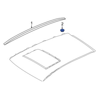 Infiniti OE - Roof Luggage Carrier Side Rail Nut