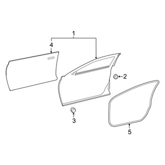 Infiniti OE - Front Door - Door & Components