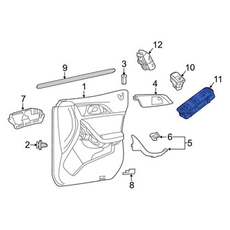 Infiniti OE - Front Left Door Window Switch
