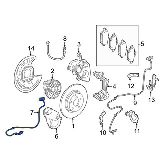 Infiniti OE - Left Parking Brake Actuator Connector